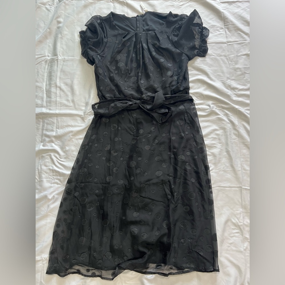 NY Collection black polka dot Dress